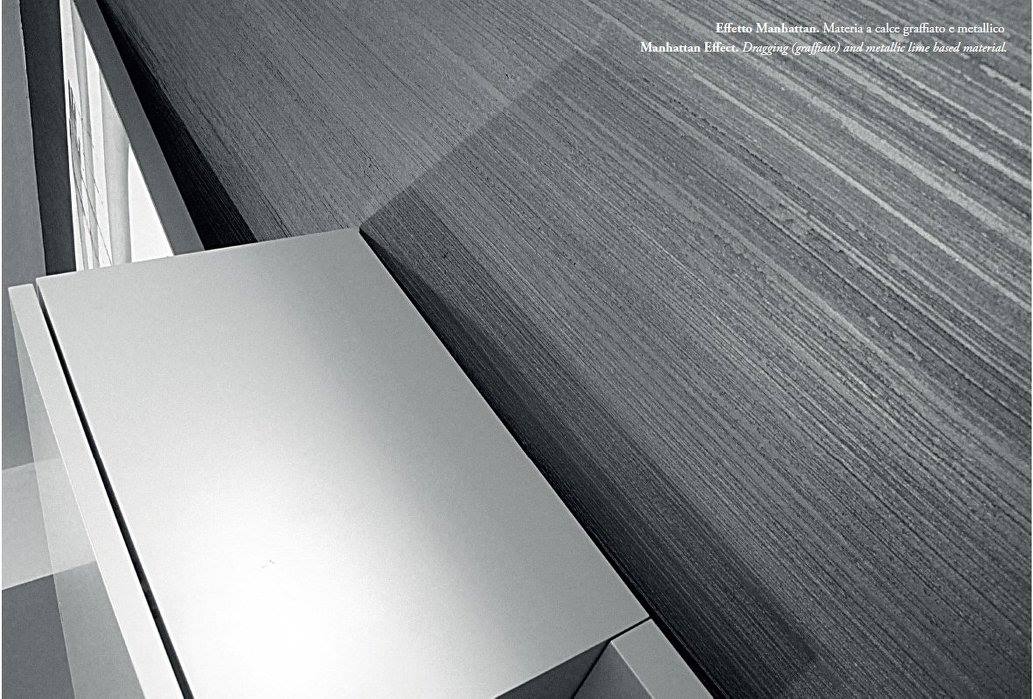 Effetto Manhattan graffiato metallico